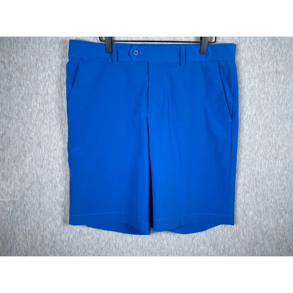 J.Lindeberg Mens Electric Blue Golf Shorts Size 33 7 Inch Inseam